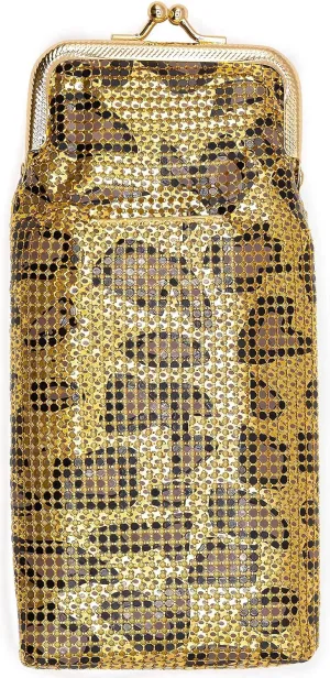 Leopard Soft 3mm Metallic Mesh (Full Pack 100s or 120s) Cigarette Case Purse