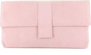 LONI Women's Synthetic Clutch Bag Suede Leather