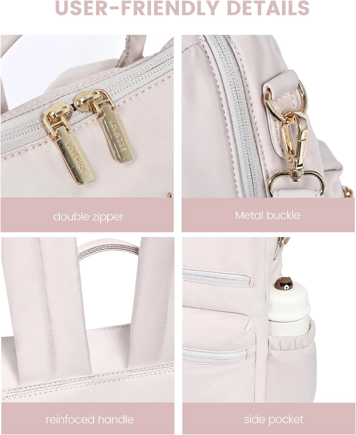 LOVEVOOK Backpack Purse for Women,Puffer Mini Backpack for Women, Convertible Lightweight Shoulder Bags, Fashion Travel Daily Purse Handbags