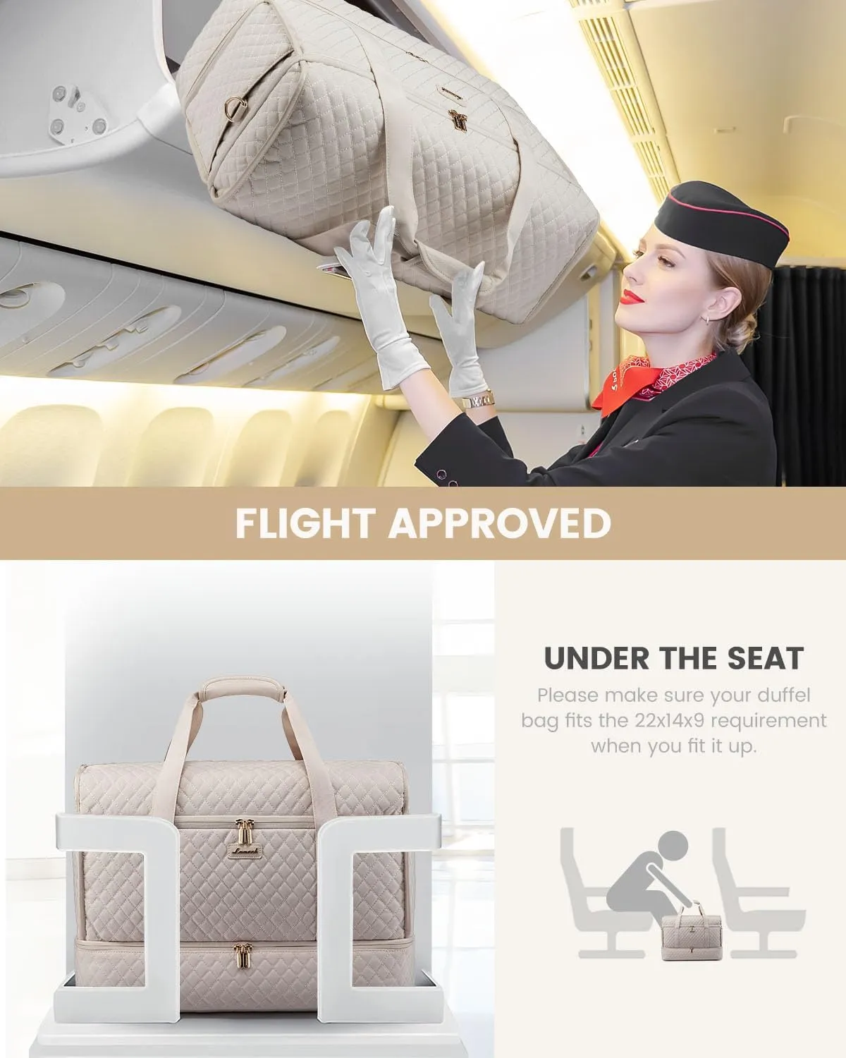 LOVEVOOK Large Travel Duffle Bag, Weekender Bags for Women With Shoe Compartment, Overnight Hospital Bag For Women Labor Delivery, Carry on Bag Personal Item Travel Bag, Yoga Gym Duffel Bag