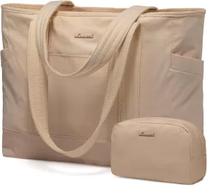 LOVEVOOK Tote Bag for Women,Lightweight Gym Tote Bag with Zipper,Work Tote with Laptop Pocket,Nurse Dance Yoga Bag for Travel