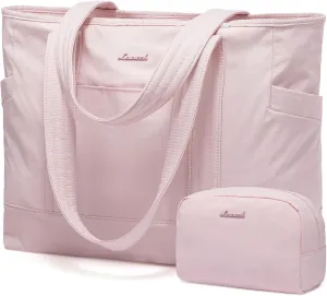 LOVEVOOK Tote Bag for Women,Lightweight Gym Tote Bag with Zipper,Work Tote with Laptop Pocket,Nurse Dance Yoga Bag for Travel
