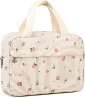 Makeup Bag for Women Cosmetic Bag Large Make Up Organizer Travel Toiletry Bags Waterproof Zipper Tote Pouch Purse for Girls