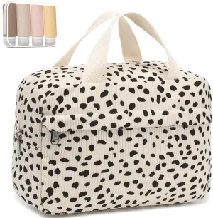 Makeup Bag for Women Cosmetic Bag Large Make Up Organizer Travel Toiletry Bags Waterproof Zipper Tote Pouch Purse for Girls