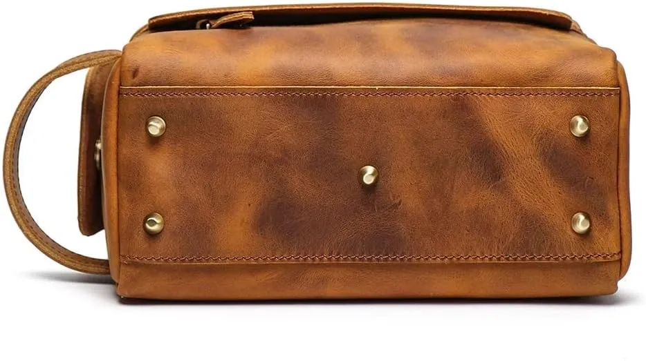 Men Women Leather Cosmetic Bags Travel Function Makeup Case Zip Make Up Organizer Storage Pouch Toiletry Beauty Wash Bag