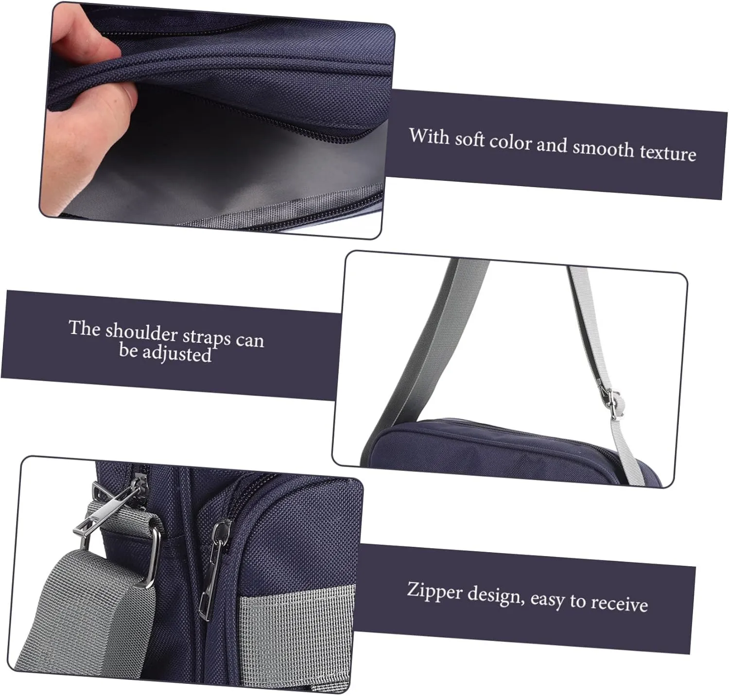 Messenger Bag Large for Cross Body Sling Bag School Woven Shoulder Bag Tote Canvas Bags Overnight Cross
