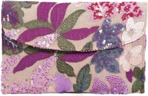 Mini Purses For Women Small Trendy Floral Beaded Wallet Clutch Vintage Embroidered Sequins Evening Clutch