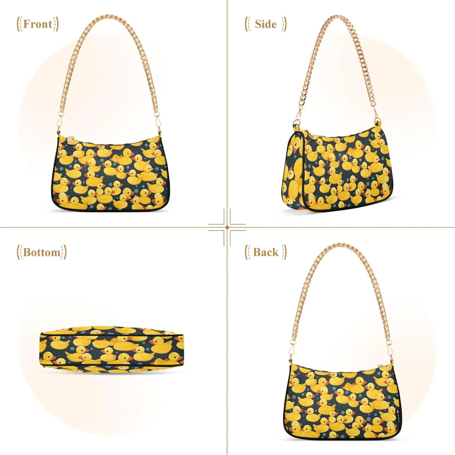 MNSRUU Handbag Purses Women Cut Chain Shoulder bag