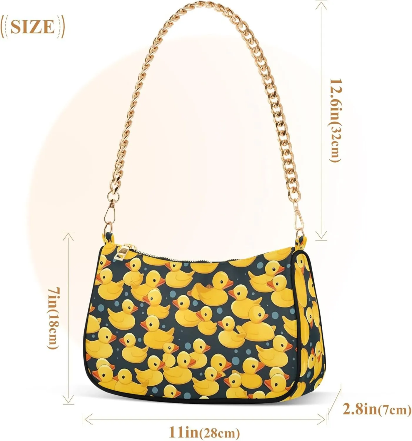 MNSRUU Handbag Purses Women Cut Chain Shoulder bag
