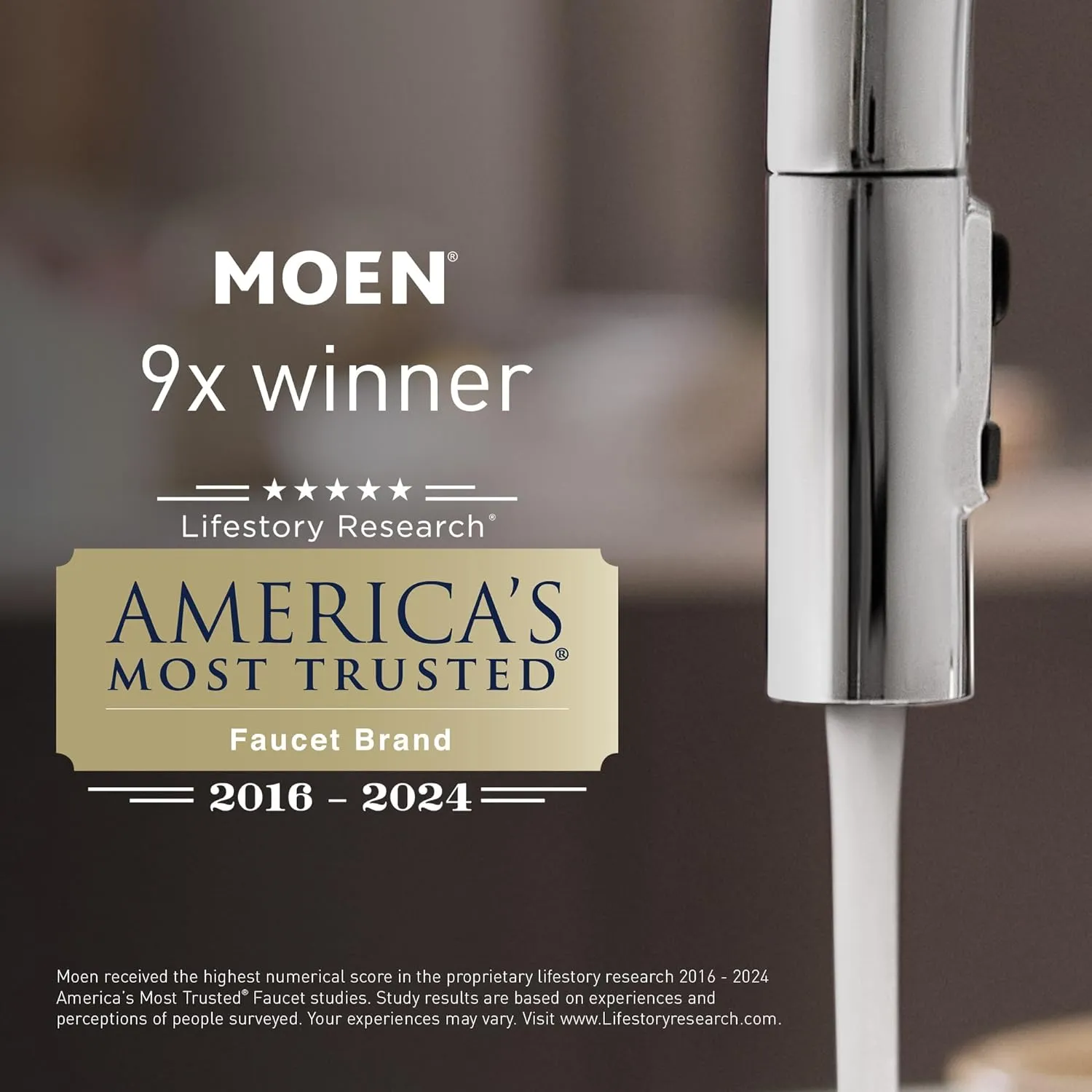 Moen YB5163NL Voss 3-Light Dual-Mount Bath Bathroom Vanity Fixture with Frosted Glass, Polished Nickel