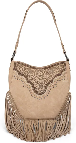 Montana Western Fringe Hobo Bags for Women Top Handle Shoulder Purses