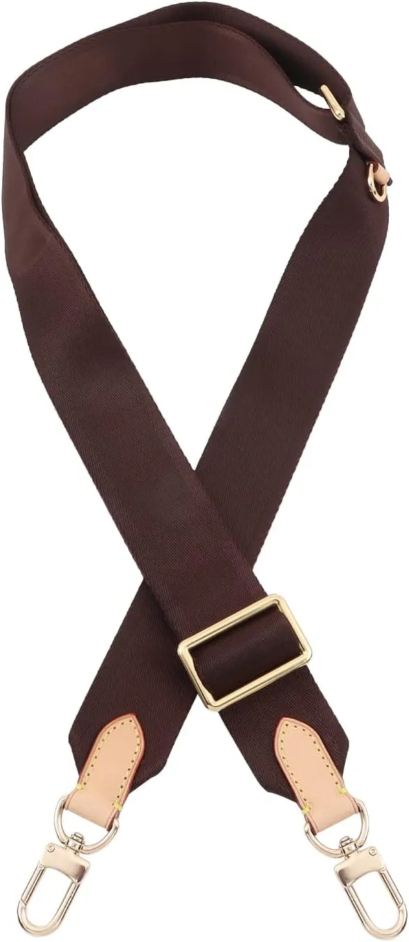 Multi Pochette Accessories Replacement Crossbody Strap Adjustable Wide Canvas Strap for LV Purse Shoulder Bags