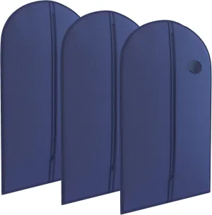 Navy Suit Garment Travel Bags 3 Pack - 40" X 24" - By Your Bags
