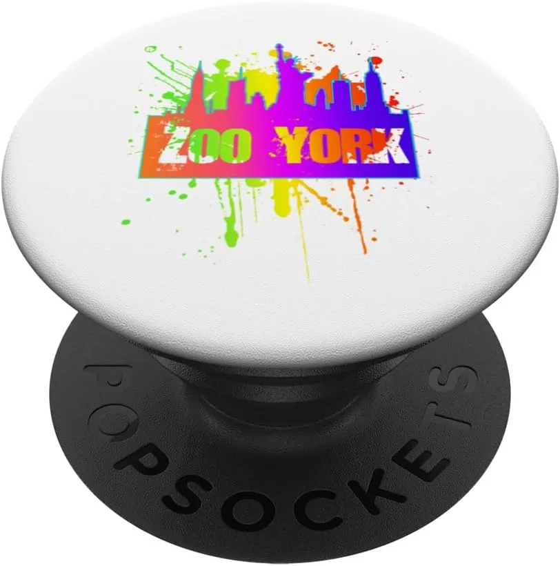 New York City NYC 5 Boroughs Big Apple Skyline ZOO York City PopSockets Standard PopGrip