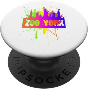 New York City NYC 5 Boroughs Big Apple Skyline ZOO York City PopSockets Standard PopGrip