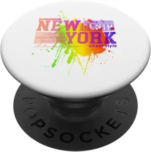 New York City NYC 5 Boroughs Big Apple Skyline ZOO York City PopSockets Standard PopGrip