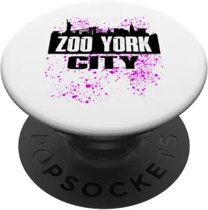 New York City NYC 5 Boroughs Big Apple Skyline ZOO York PopSockets Standard PopGrip