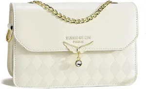 NICOLE & DORIS Crossbody Bags for Women Chain Handle Handbags Mini Shoulder Bag Patchwork