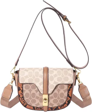 NICOLE & DORIS Ladies Small Shoulder Bags Crossbody Bags for Women Snake Printed Satchel Bag Phone Bags