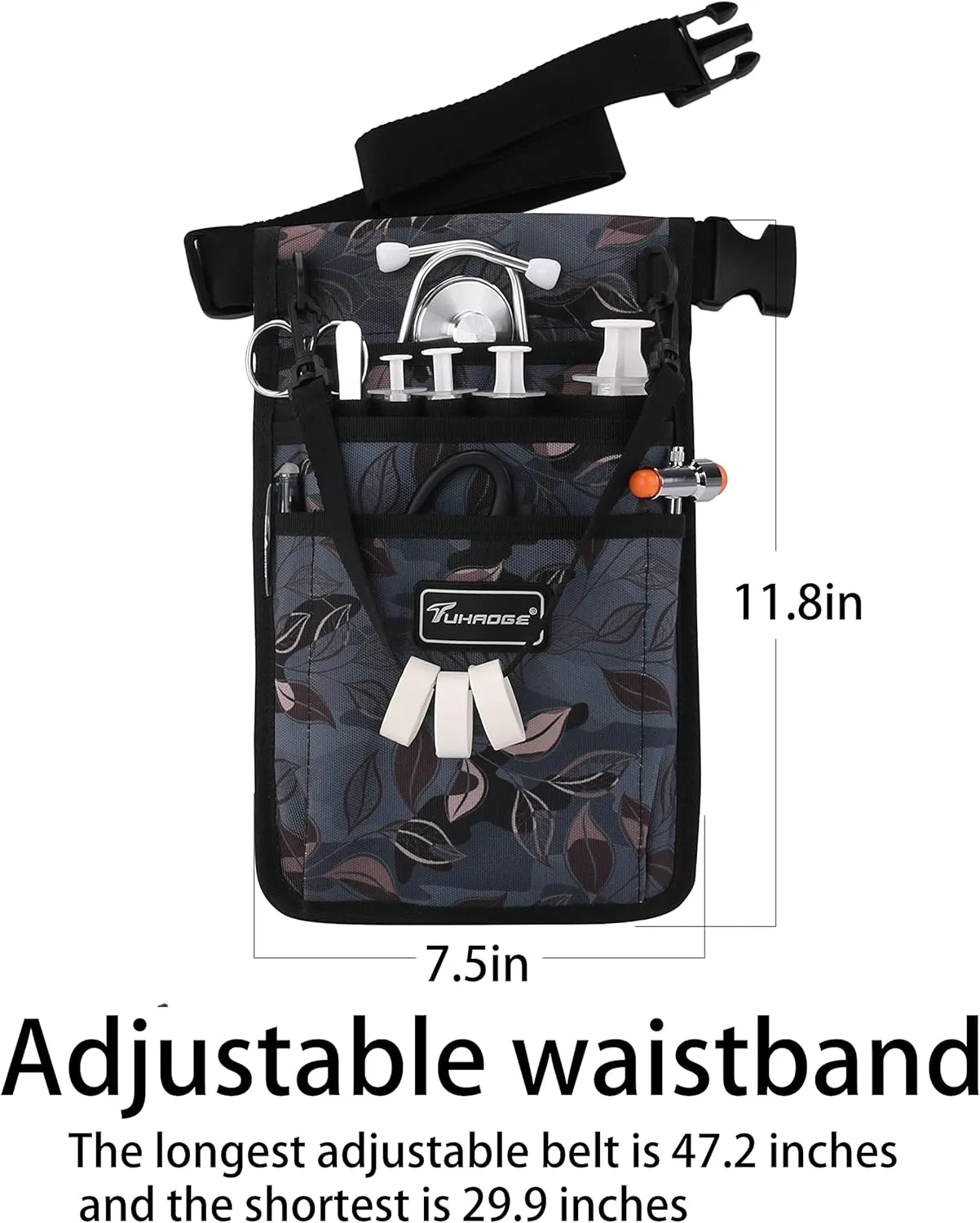 Nurse Storage Bag Practical Waist Bag Nurse Pocket Bag belt organizer pouch.