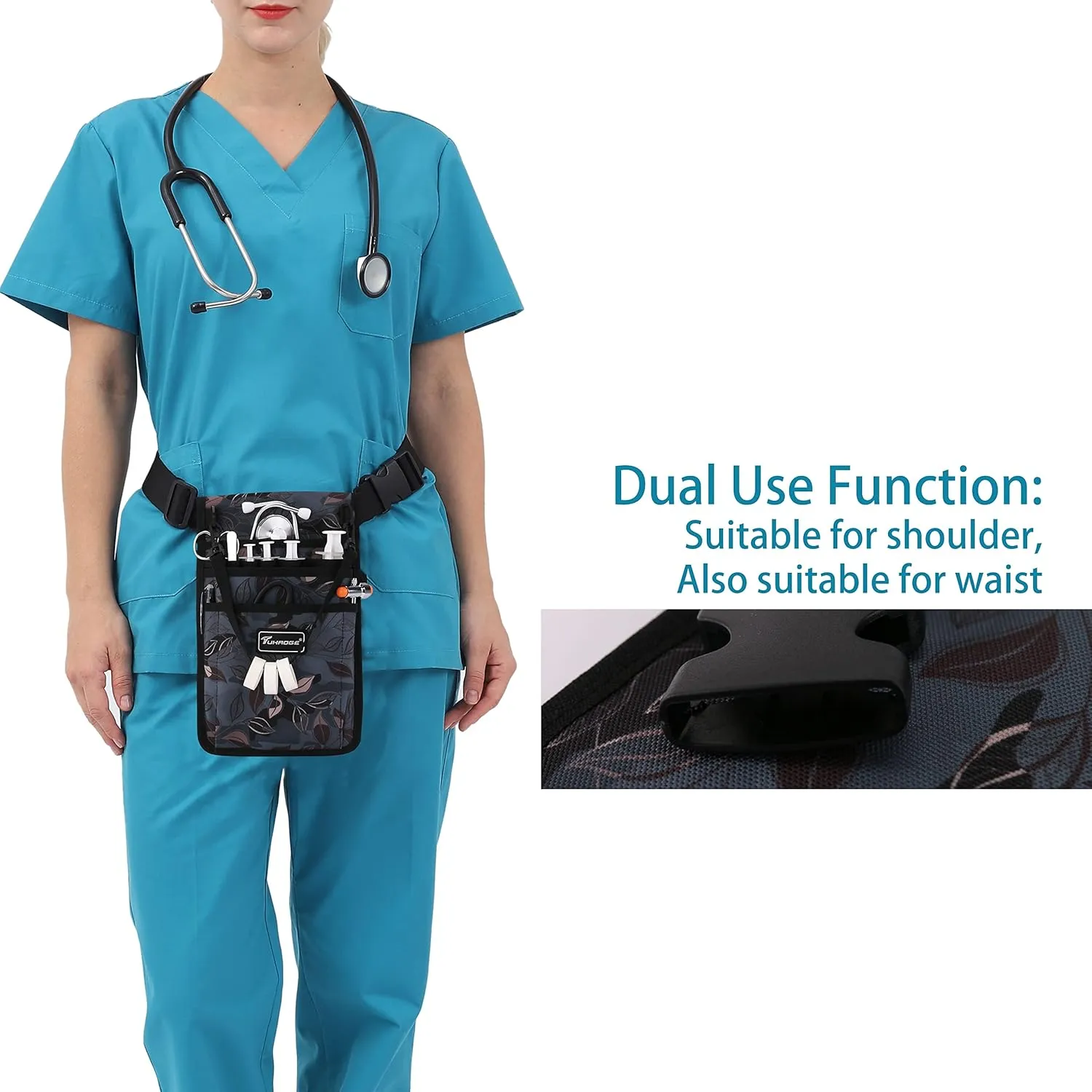 Nurse Storage Bag Practical Waist Bag Nurse Pocket Bag belt organizer pouch.