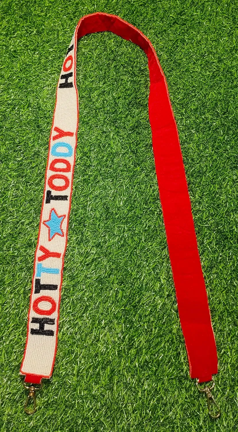 Ole Hotty Miss Toddy Handmade Beaded Purse Strap 47 inches Long And !.5 Inches Wide (Hotty Multi)