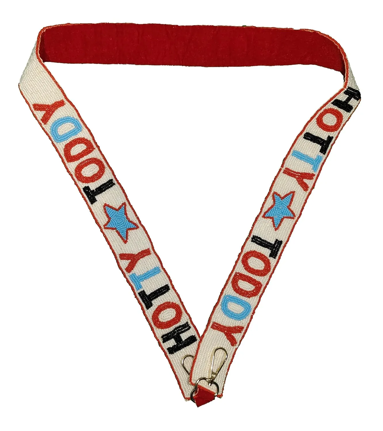 Ole Hotty Miss Toddy Handmade Beaded Purse Strap 47 inches Long And !.5 Inches Wide (Hotty Multi)