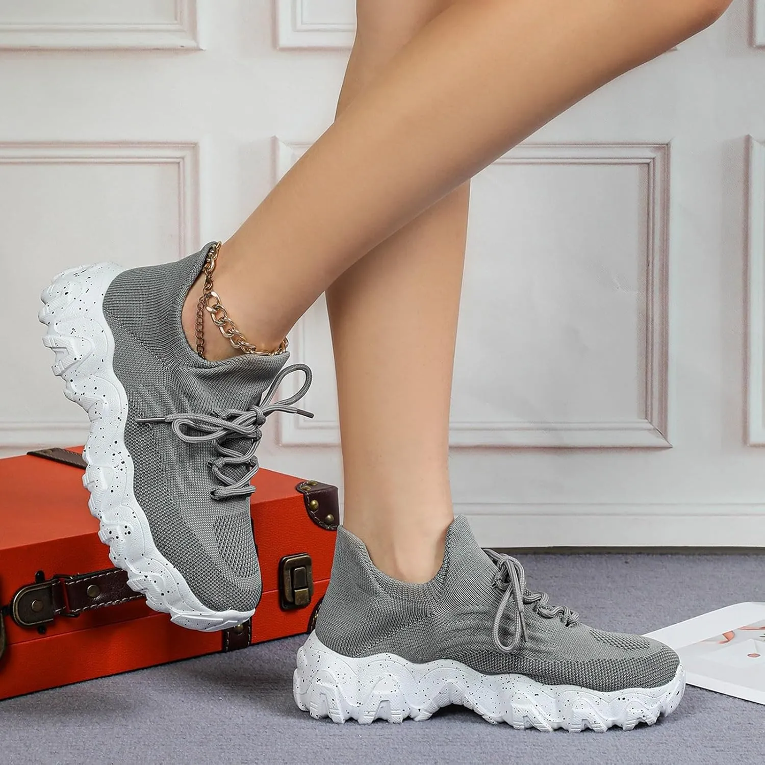Orthopedic Shoes for Women Nurse Babe Comfort Wear Shoes Wide Orthowear Ortho Pro Shoe Mesh Breathable Non-Slip Work Sneakers Healthcare Classic Shoe Comfortable