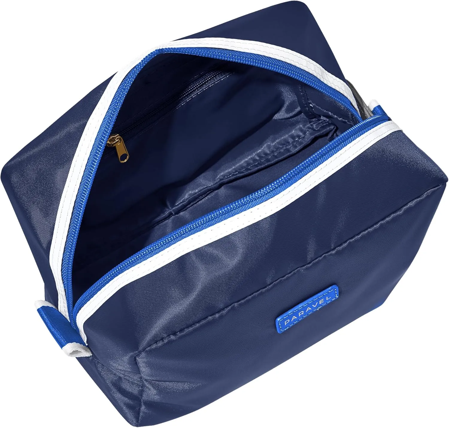 Paravel Toiletry Bag | Made with Recycled Negative Nylon Material | Everyday Travel Toiletry Bag | Scuba Navy