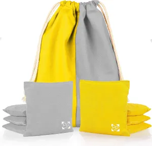 Play Platoon Professional Cornhole Bags - Set of 8 Regulation All Weather Two Sided Improved Bean Bags for Pro Corn Hole Game