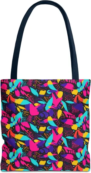 POP Art Geometric Pattern Shoulder Tote Bag for Travel,Work or Overnight weekender bag, lined 3 sizes 5 colors Gift for Mum