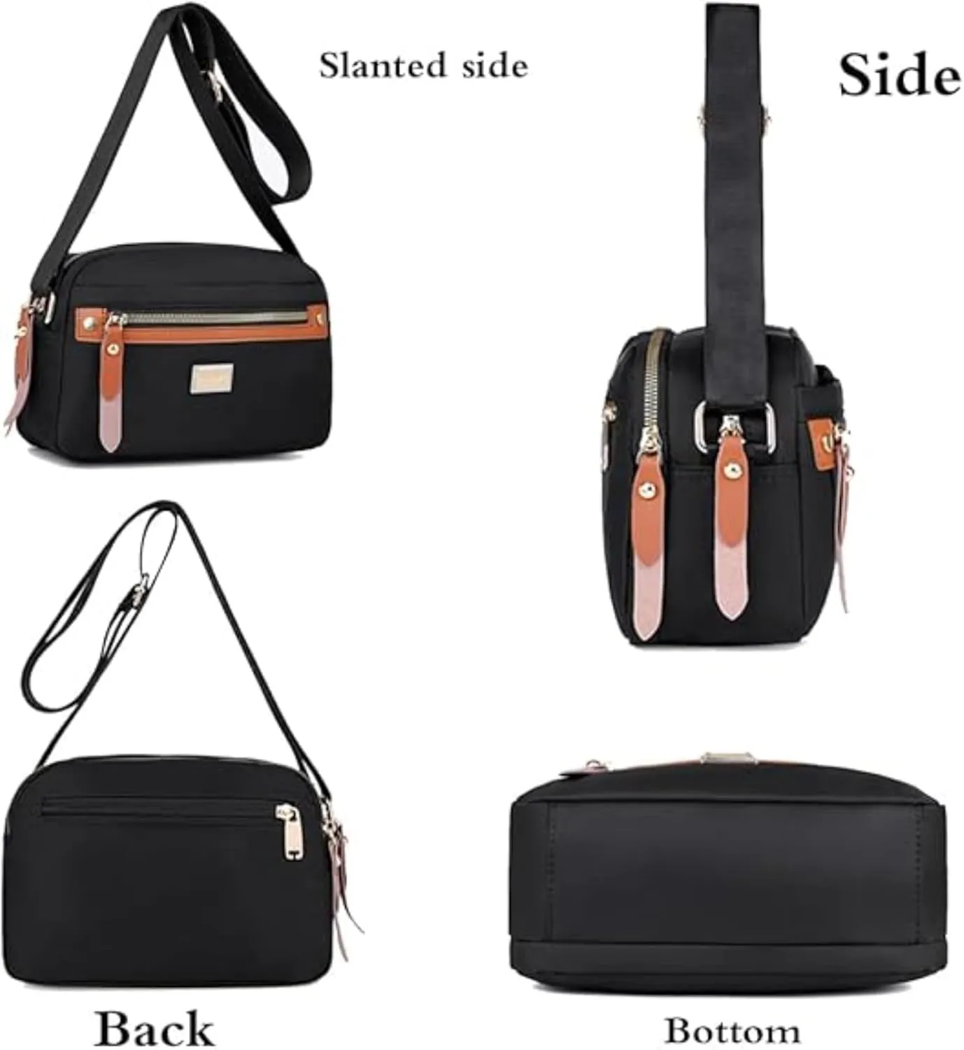 Popularate Nylon Crossbody Bag, Waterproof, Fashionable, Nylon Crossbody Bags for Women, Adaptable To Various Styles