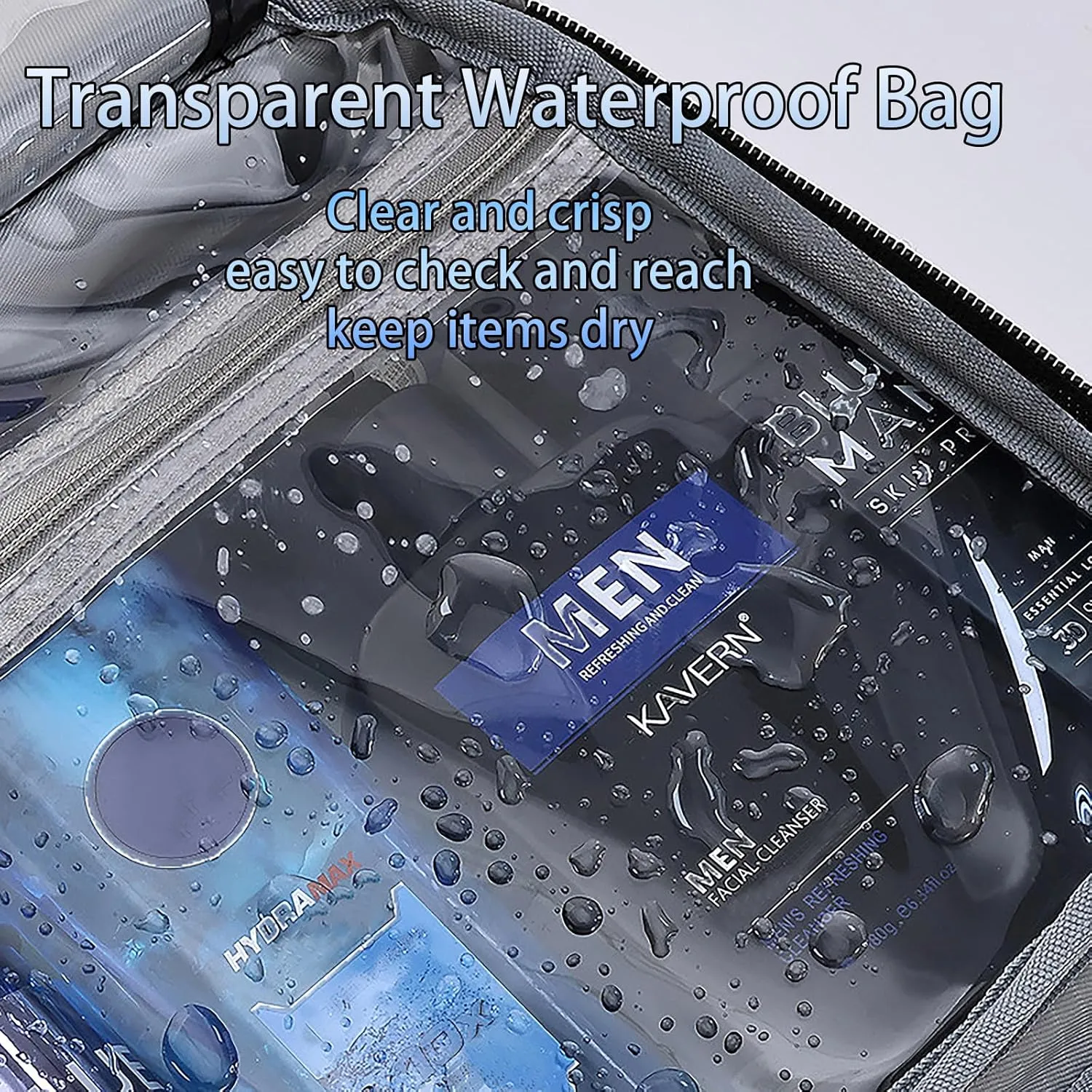 Portable Hanging Travel Toiletry Bags for Men Women Leather Toiletry Bag Waterproof Clear Toiletry Bag Large Organizer Bag for Toiletries