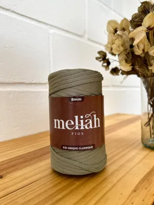 Premium Braided Polyester Cord - Made in Brazil - 100% Polyester. Soft Polyester Yarn for Crafts, Crochet, macramé and Knitting. 8mm Thick, 17,63oz and 136,70 Yards. Fendi