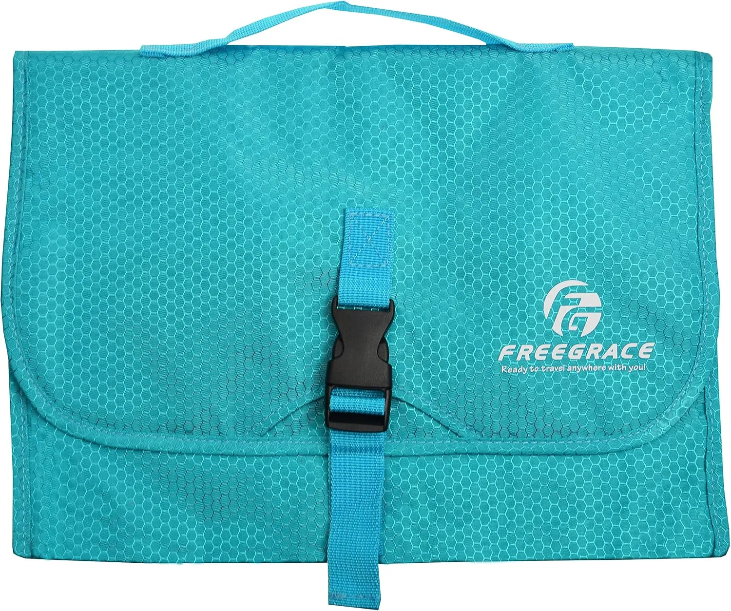 Premium Hanging Toiletry Travel Bag - Cosmetic, Jewelry, Toiletry & Accessory Storage Organizer Bag, Large Size, Various Compartments