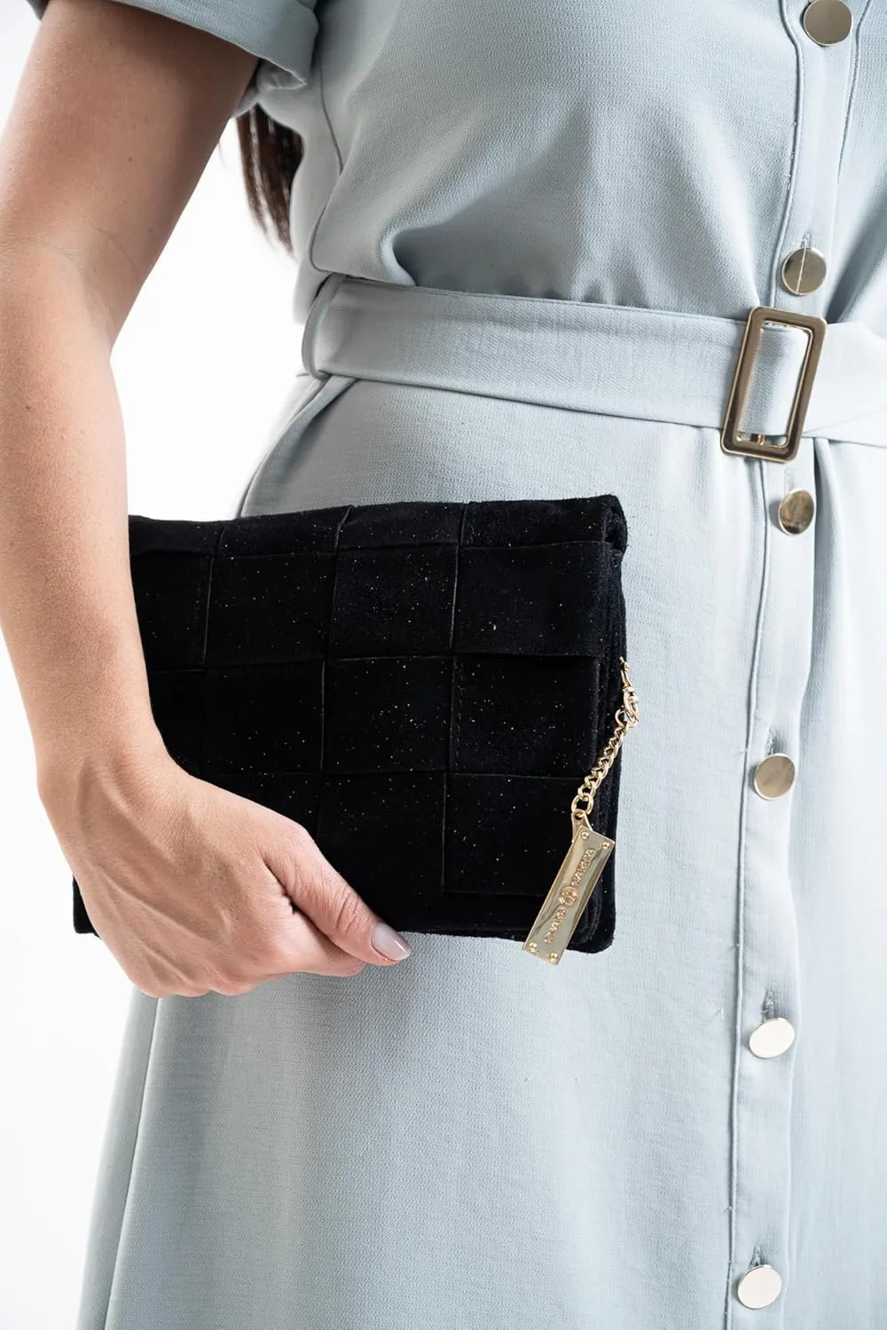 Premium Italian Leather Handmade in Florence, Italy. Suede Crossbody Bag for Women with a Detachable Strap Made in Italy