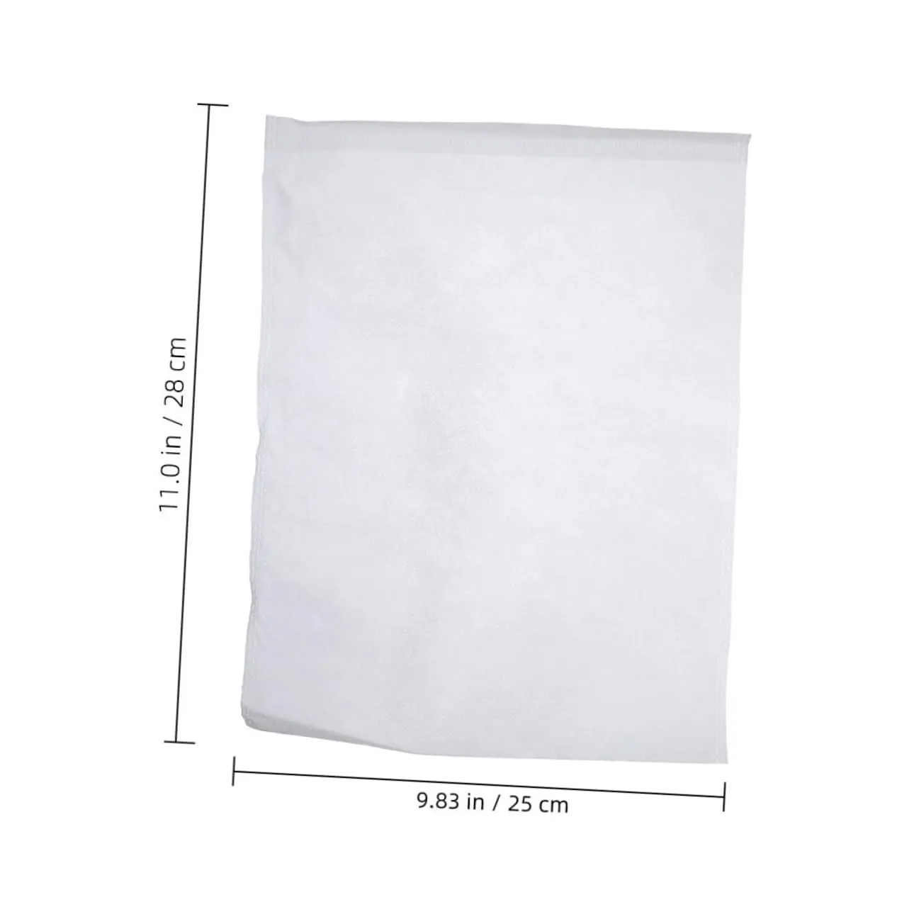 PRETYZOOM Dust Bag White 100pcs Non-Woven Fabric Storage Bags Reusable for Home and Travel