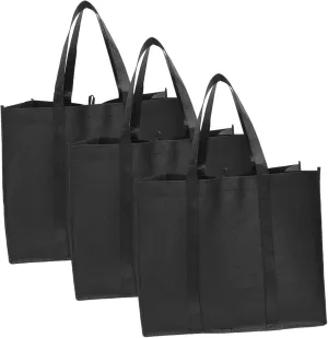 PRETYZOOM Non-woven Shopping Bag Grocery Bags Foldable Shopping Bags with Handles Moving Bags for Storage Shopping