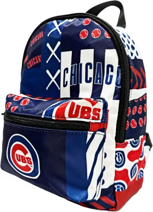 Pro Specialties Group Chicago Cubs Mini Backpack, Licensed Gift Merch for Cubs Fans (Street Series Adult Bags) Ideal small backpack Waterproof, and trendy Chicago Merchandise for Women