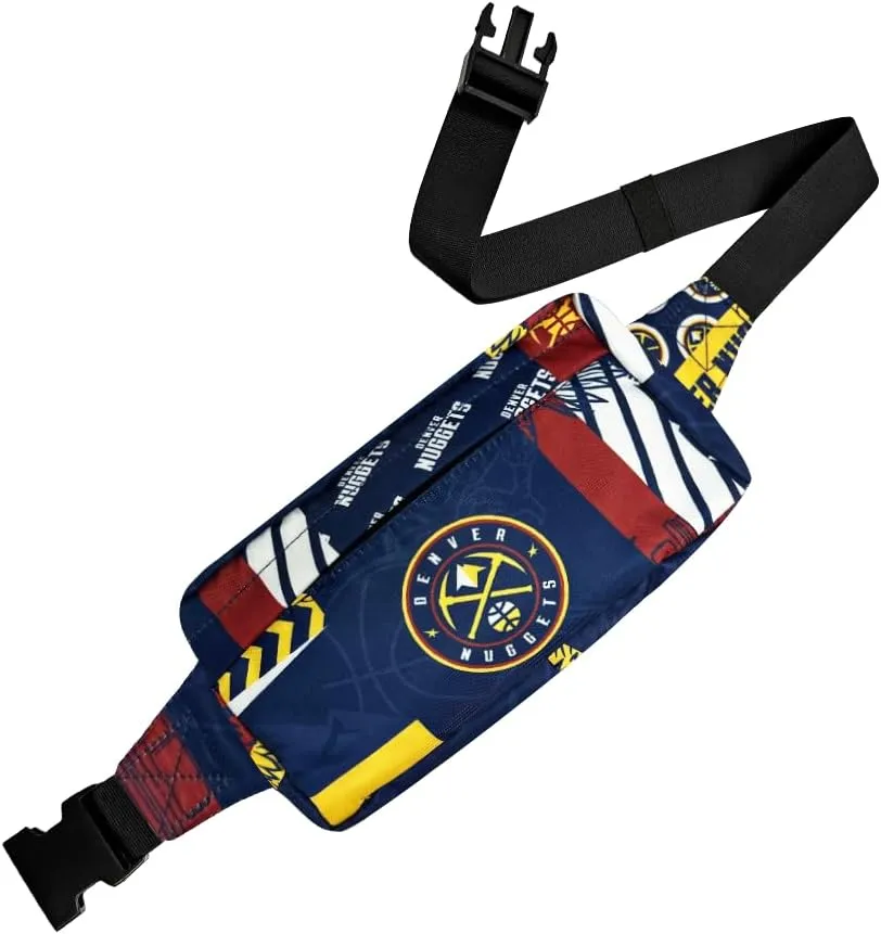 Pro Specialties Group Denver Nuggets Transformable 2-in-1 Mini Backpack: Convertible, Stylish, water-resistant travel belt bag.