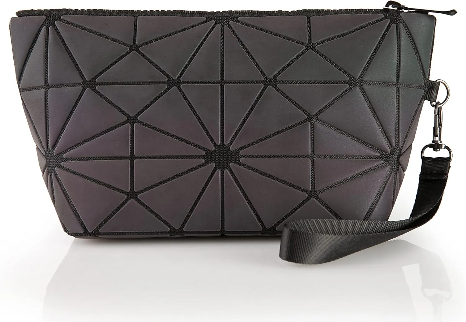 Pryzm Laser Makeup Bags Worlds First Light Reflective Material - Glows in The Dark - Travel Cosmetic Pouch Purse Glow Toiletry Organiser