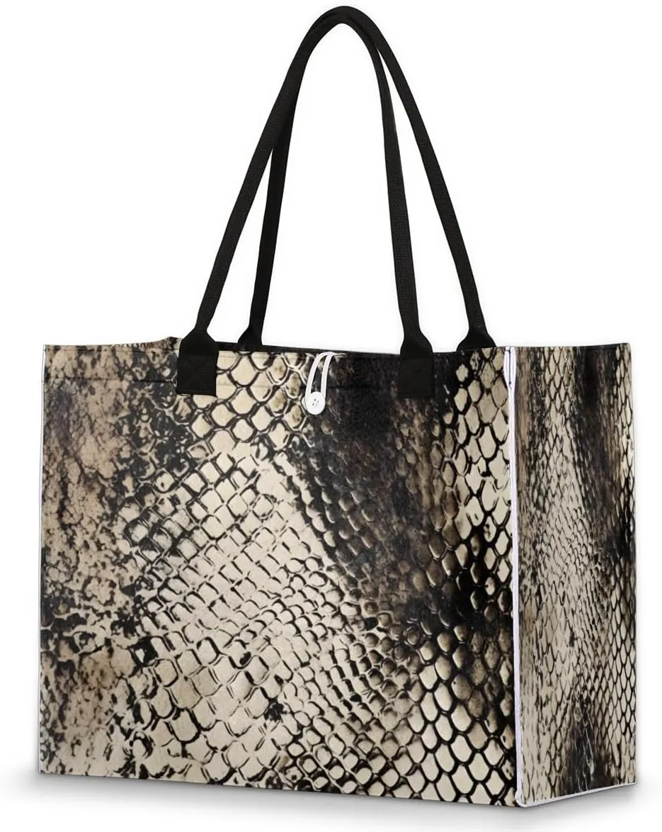 QsirBC Geometric Modern Texture Tote Bag for Women Shoulder Bags with Pockets Handbags Purses Large Totes