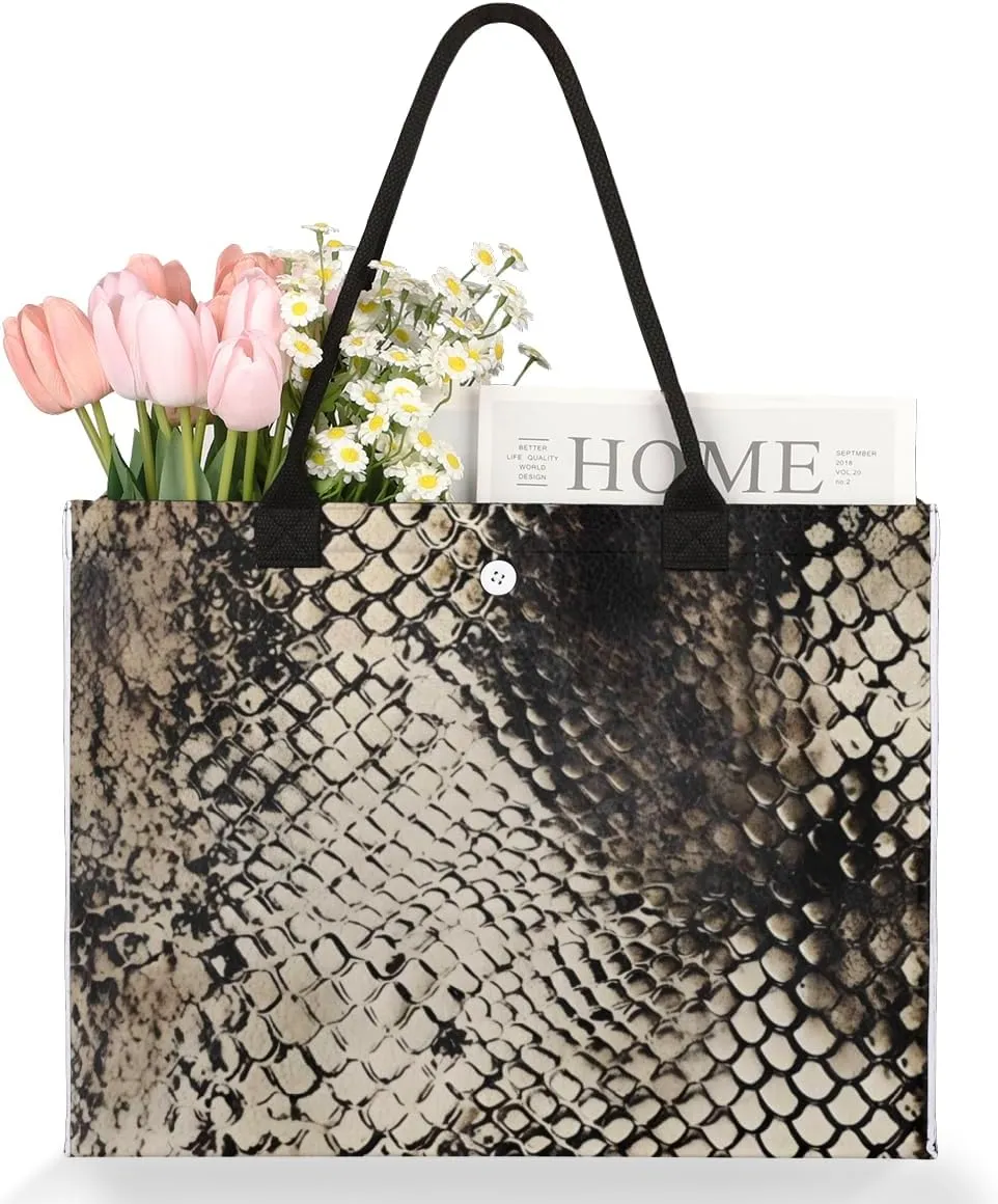 QsirBC Geometric Modern Texture Tote Bag for Women Shoulder Bags with Pockets Handbags Purses Large Totes