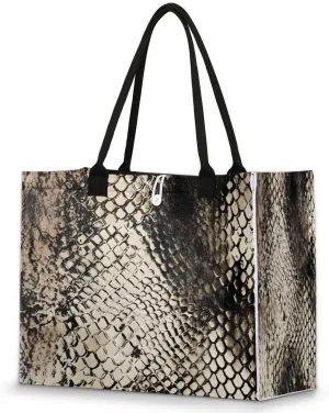 QsirBC Geometric Modern Texture Tote Bag for Women Shoulder Bags with Pockets Handbags Purses Large Totes