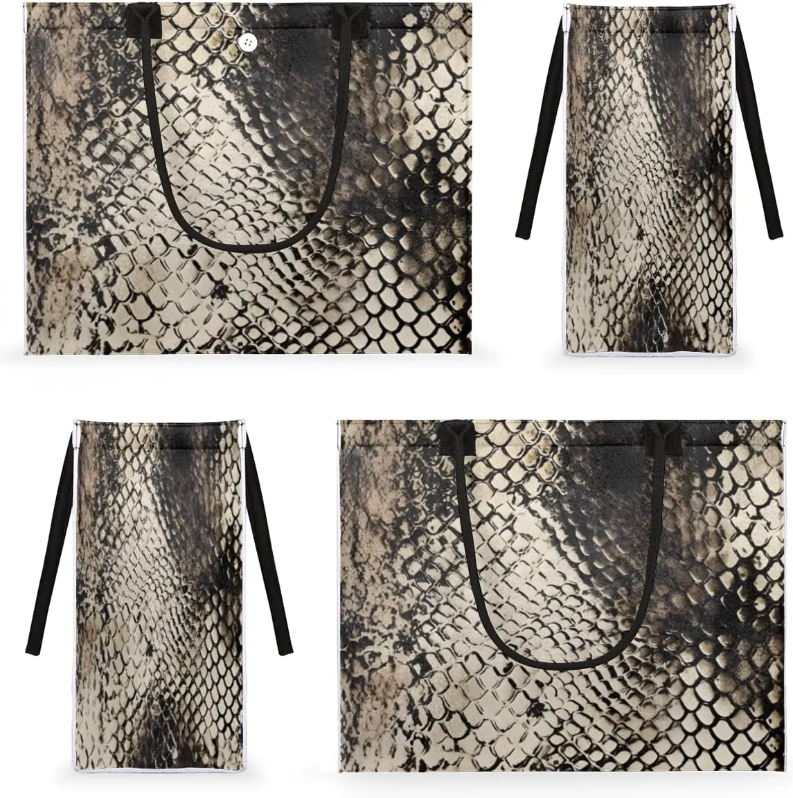 QsirBC Geometric Modern Texture Tote Bag for Women Shoulder Bags with Pockets Handbags Purses Large Totes