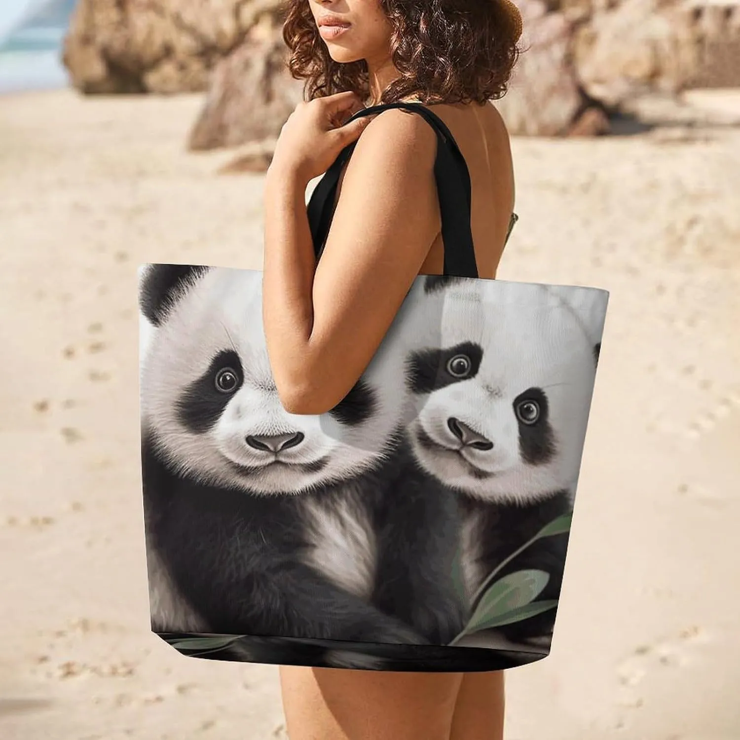 Red Eyed Tree Frog Tote Bags, Reusable Grocery Bags, Large Shopping Bag, Shoulder Bag for Women