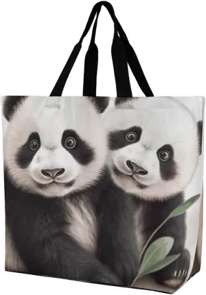 Red Eyed Tree Frog Tote Bags, Reusable Grocery Bags, Large Shopping Bag, Shoulder Bag for Women