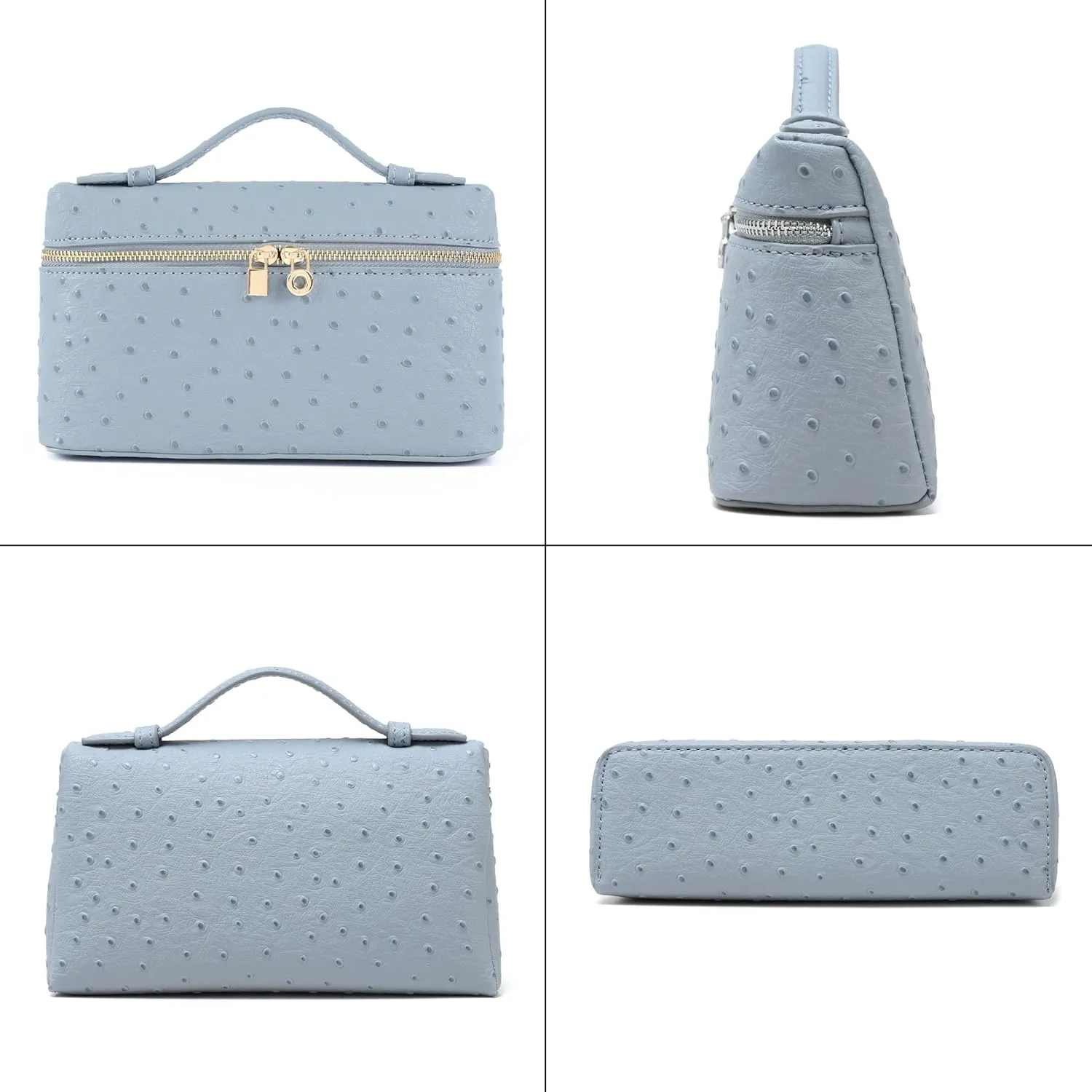 Rejolly Crossbody Bag for Women Small Pouch Top-Handle Leather Bag Designer Shoulder Handbag Quiet Luxury Trendy Purse