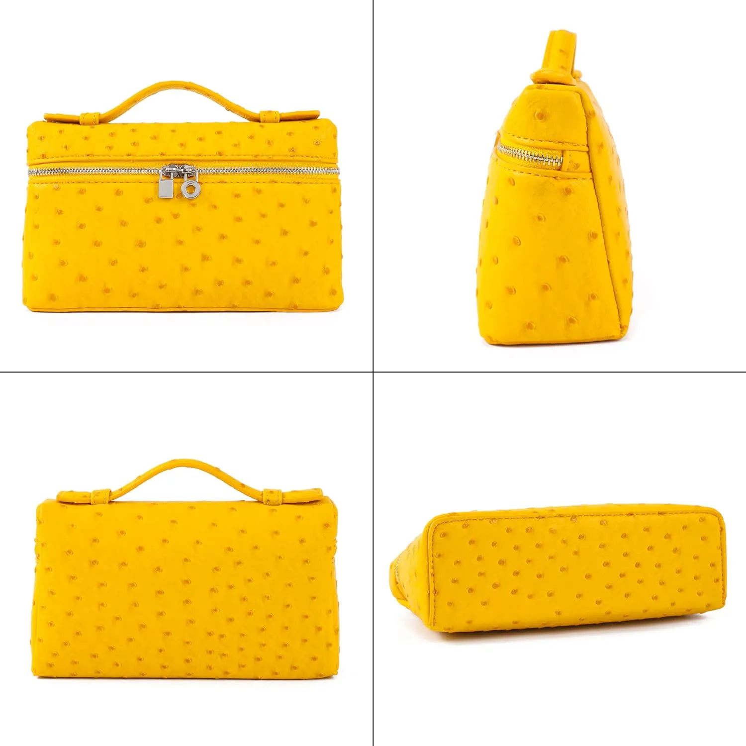 Rejolly Crossbody Bag for Women Small Pouch Top-Handle Leather Bag Designer Shoulder Handbag Quiet Luxury Trendy Purse