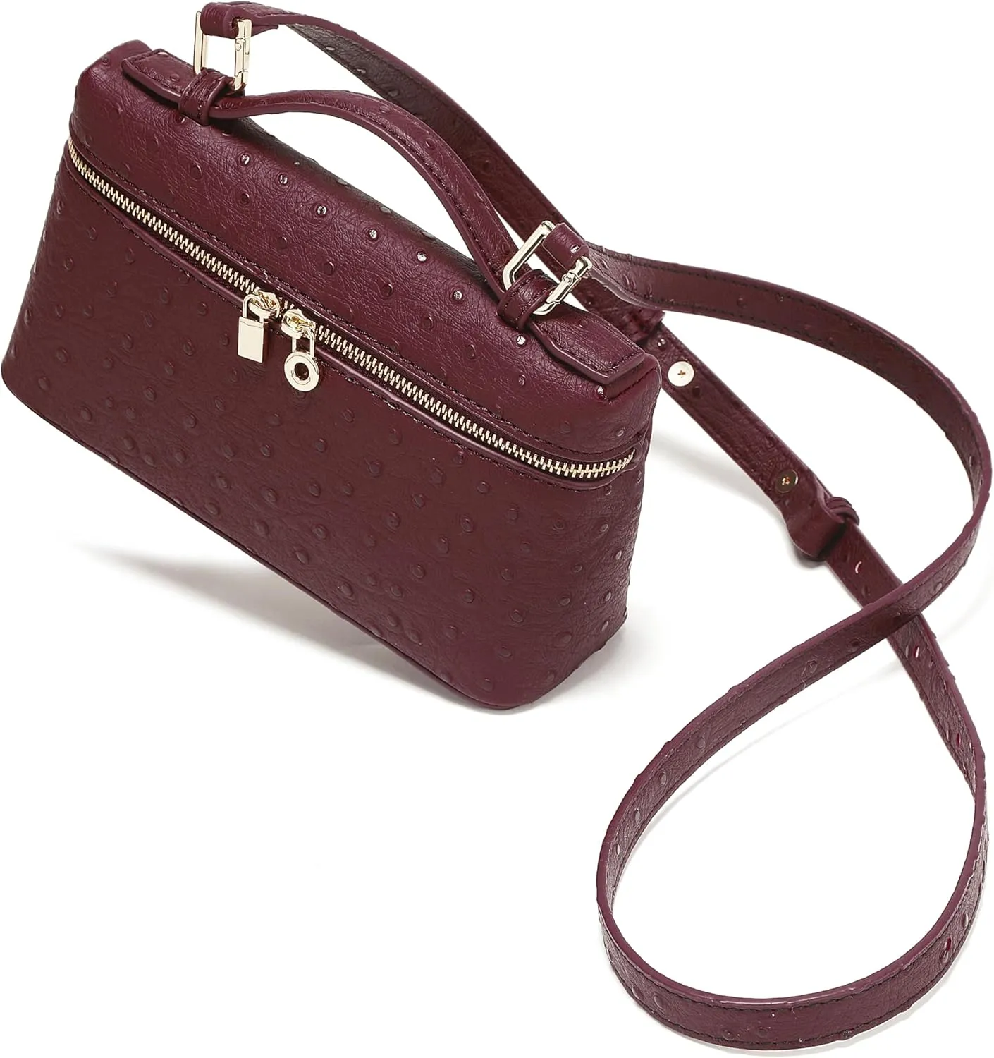 Rejolly Crossbody Bag for Women Small Pouch Top-Handle Leather Bag Designer Shoulder Handbag Quiet Luxury Trendy Purse